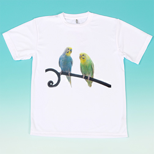 鳥のTシャツ